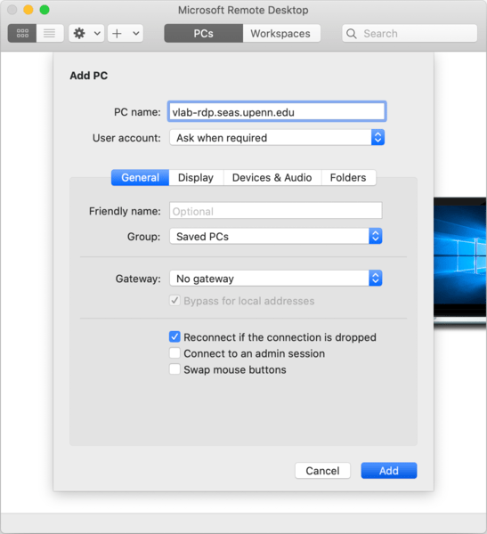 How do I use the Virtual PC Lab?