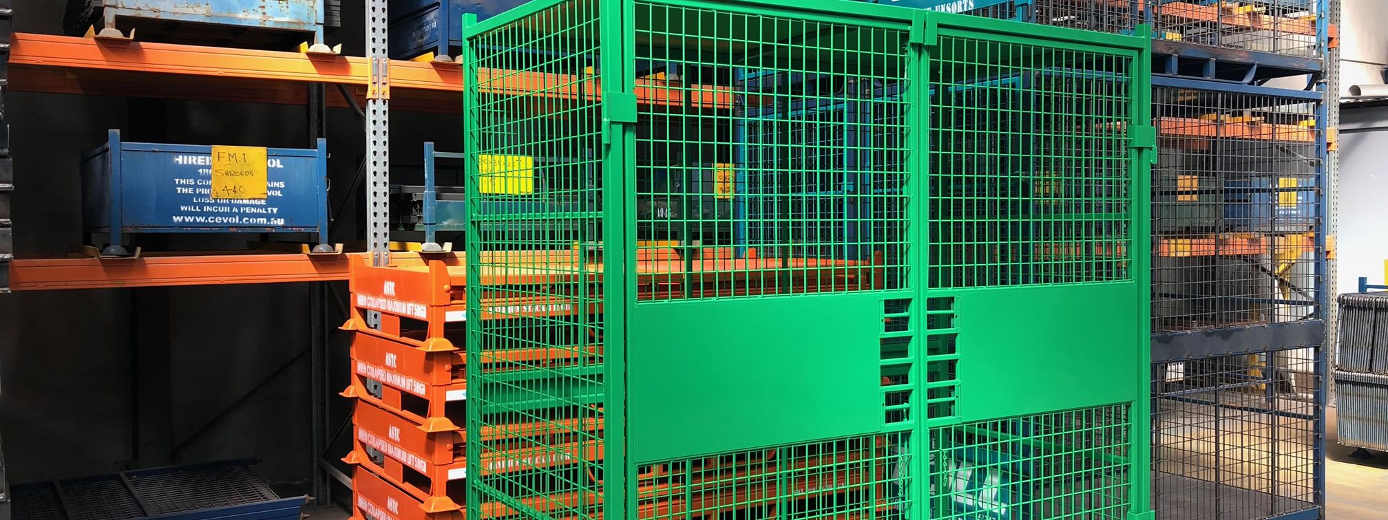 Steel Pallet Cages & Stillages for Sale & Hire Melbourne, Sydney