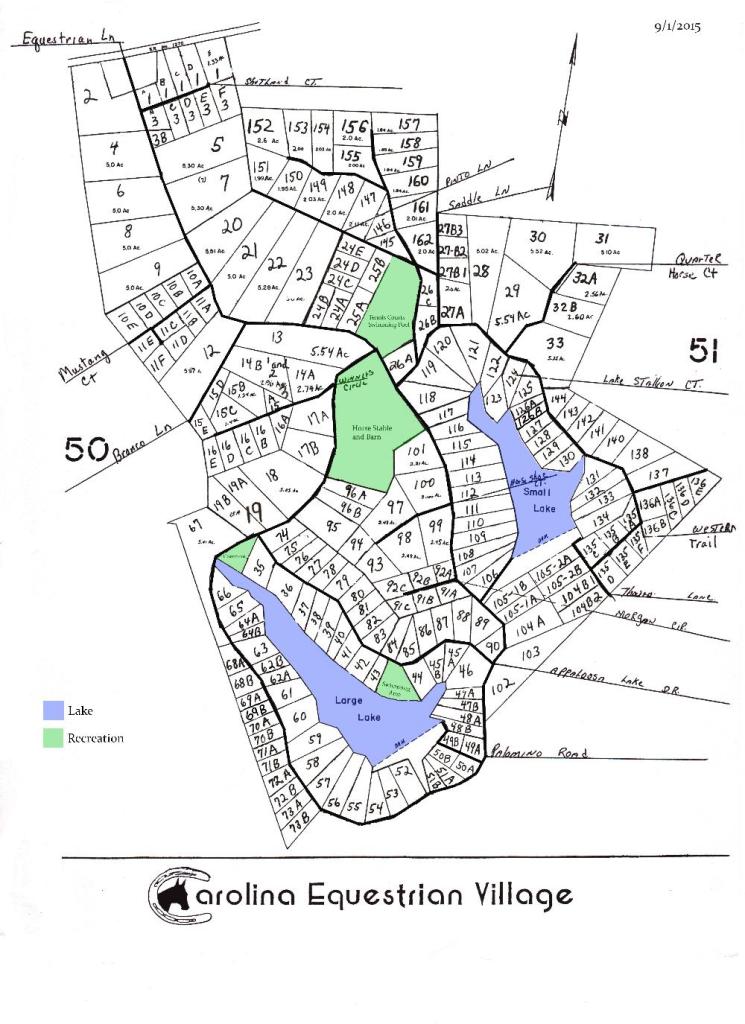 Map Carolina Equestrian Village