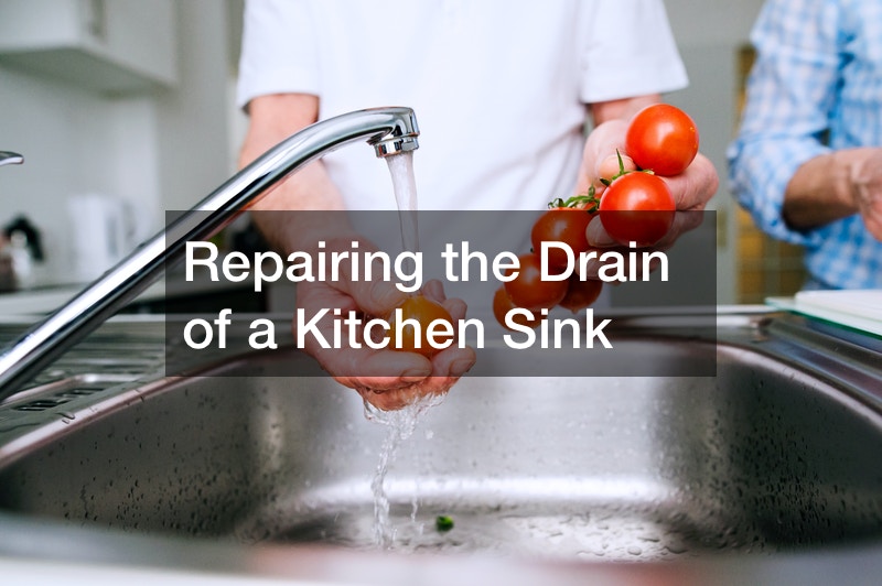 Repairing the Drain of a Kitchen Sink CEXC