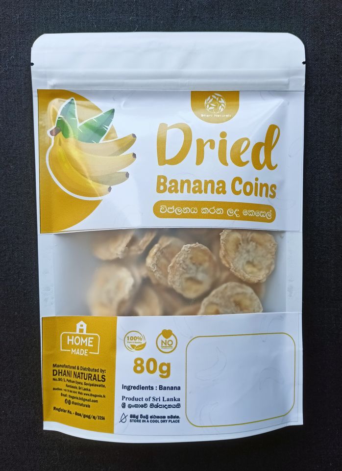 Dried Banana Ripe Ash Plantain Ceylon Authentics