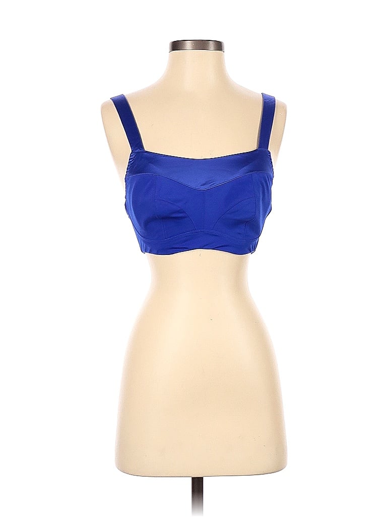 Brooks Solid Blue Sports Bra Size 32E bust (Plus) 73 off thredUP