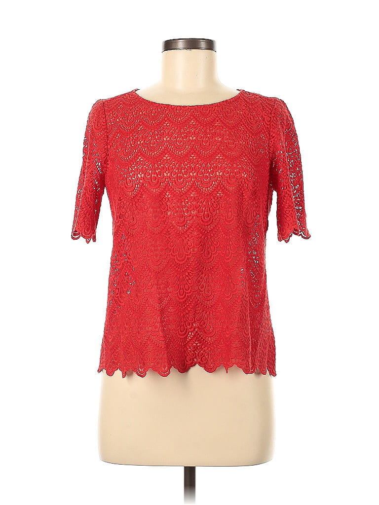 Broadway & Broome Red Short Sleeve Top Size M 72 off ThredUp
