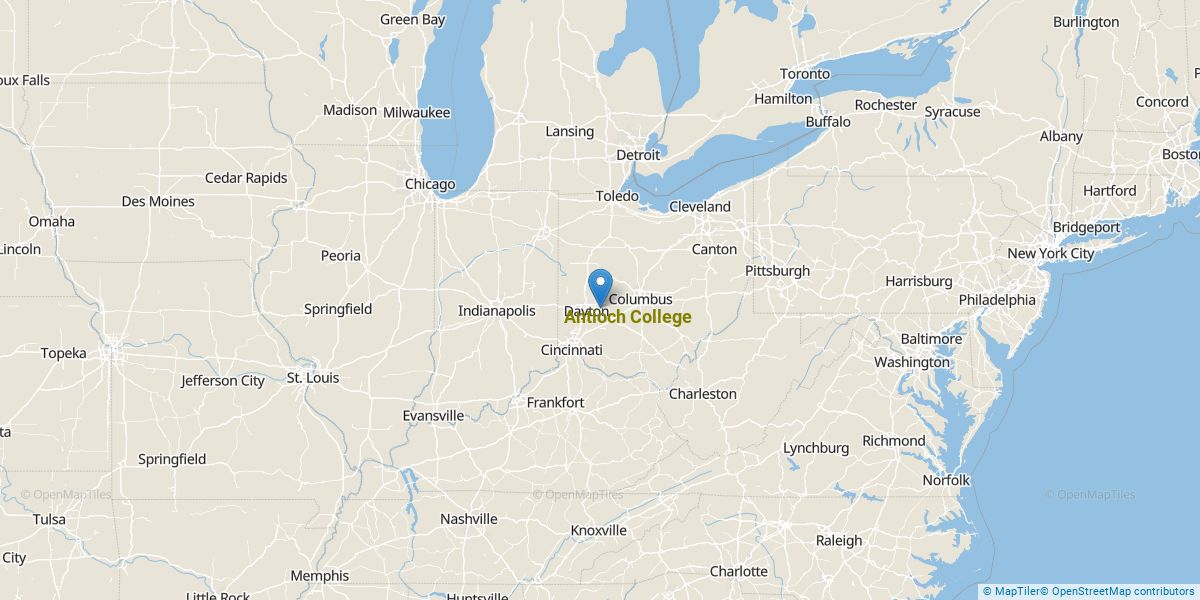 Antioch University Midwest Campus Map Antioch College Overview College Factual