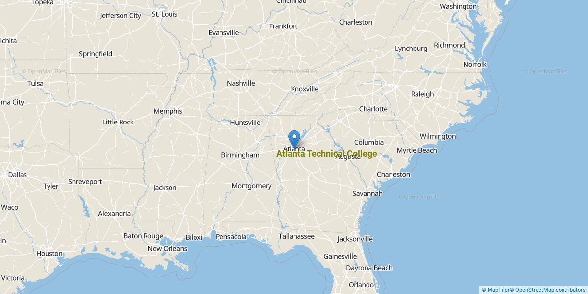 Atlanta Technical College Campus Map Atlanta Technical College Overview College Factual