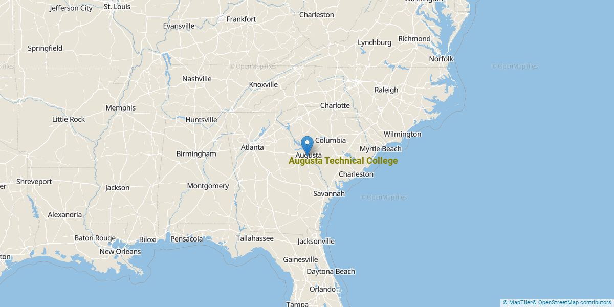 Augusta Tech Augusta Campus Map Augusta Technical College Overview College Factual