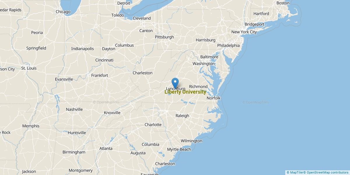 Liberty University Campus Map
