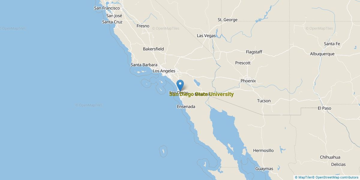 San Diego State University Location Map San Diego State University Overview College Factual