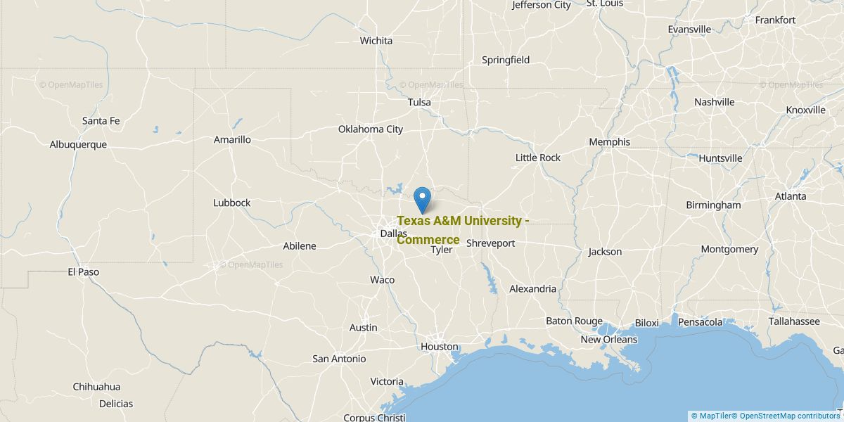 Map Of Texas A&M Commerce Texas A&M University Commerce Overview College Factual