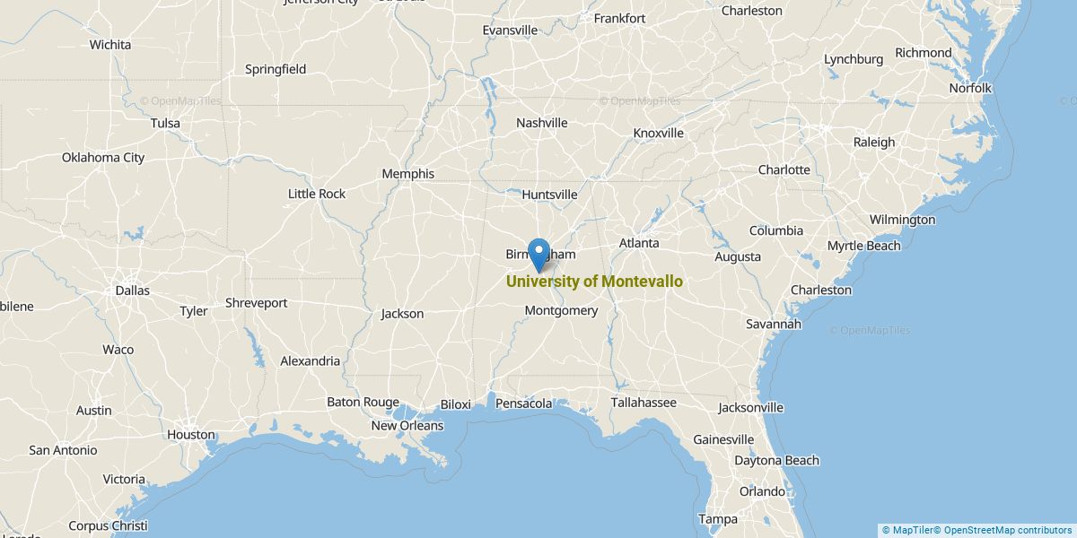 University Of Montevallo Campus Map University of Montevallo Overview College Factual