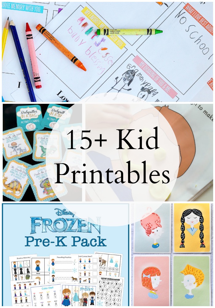 15 Kids Activity Printables Classy Clutter