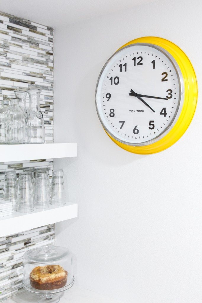 Ikea Large Wall Clock Makeover Classy Clutter