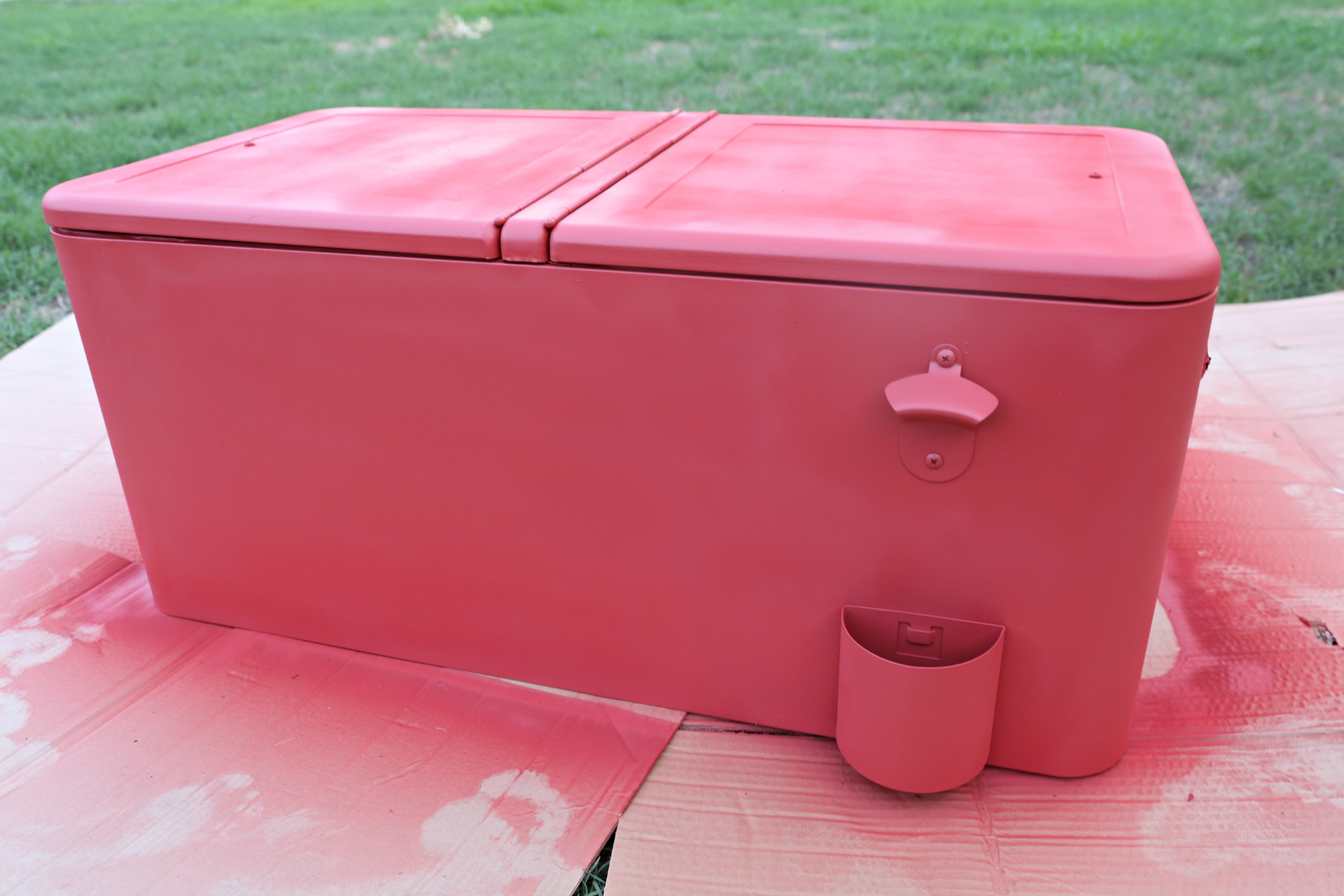 DIY Drink Cooler Perfect for a Tailgating Party! Classy Clutter