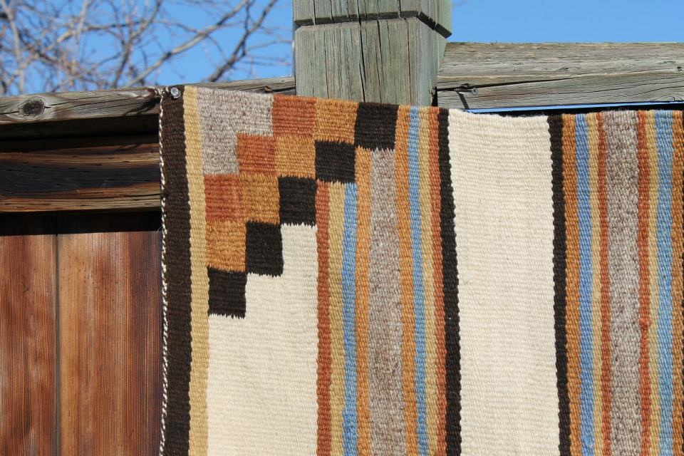 Vintage ?Navajo Wool possible saddle blanket Collectors Weekly