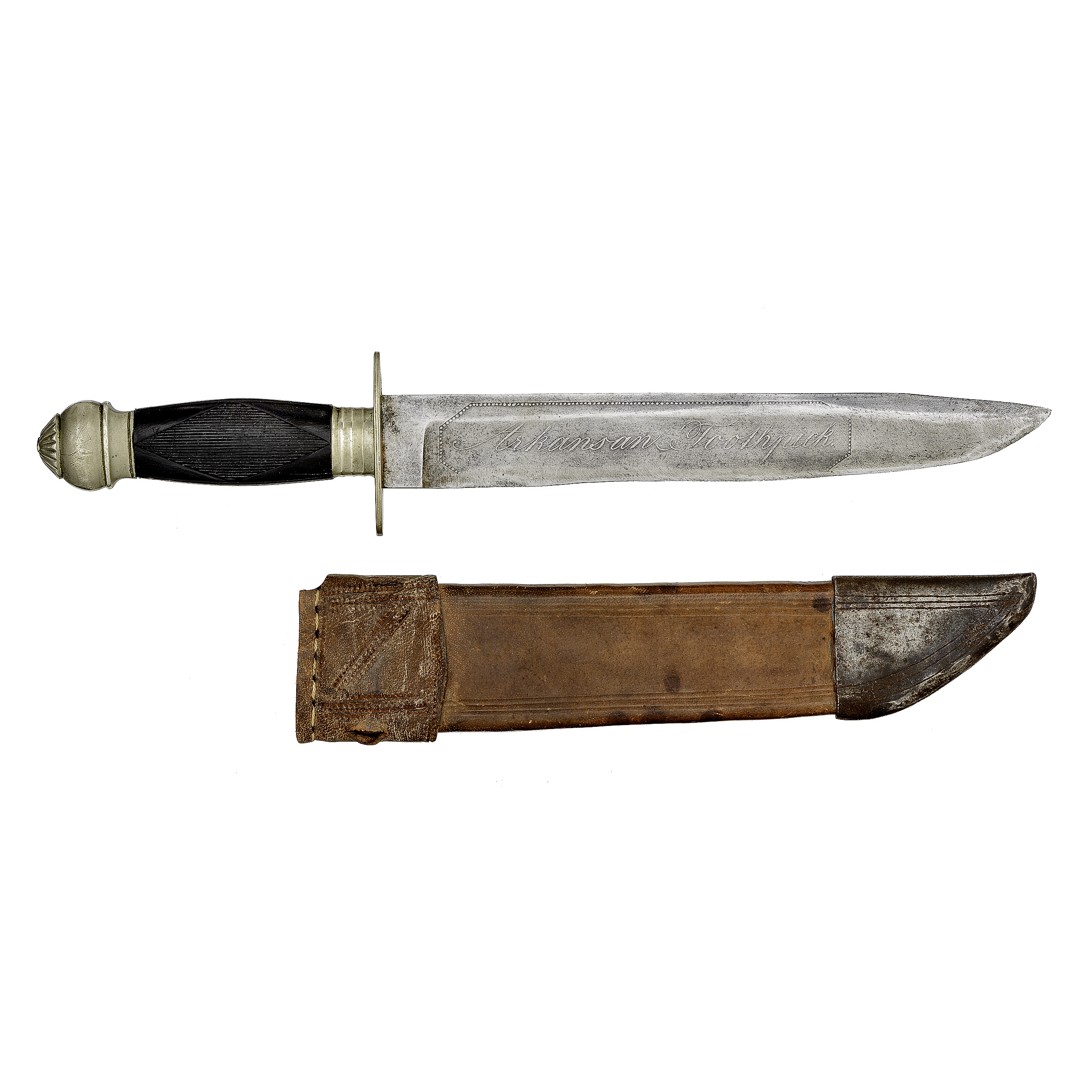 Arkansas Toothpick Bowie Knife Cowan's Auction House