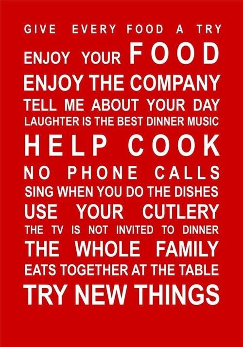 Foodista The Kitchen Rules Poster Motivates Your Family