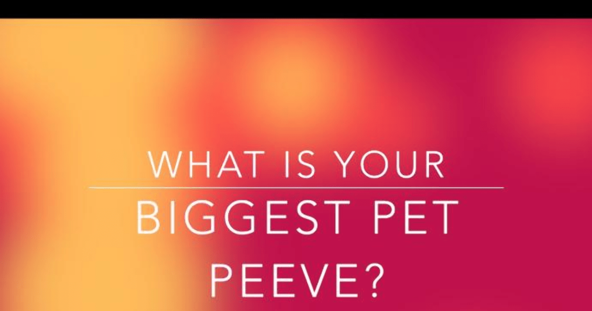 What Are Different Types of Pet Peeves