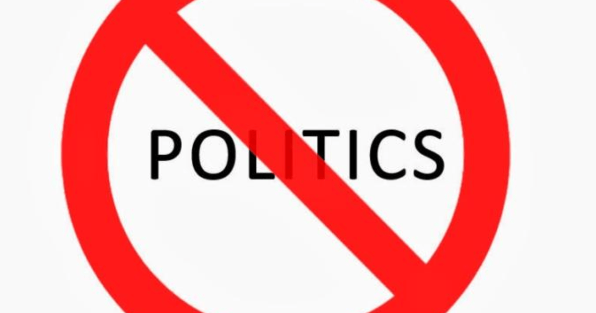 No. More. Politics GirlsAskGuys