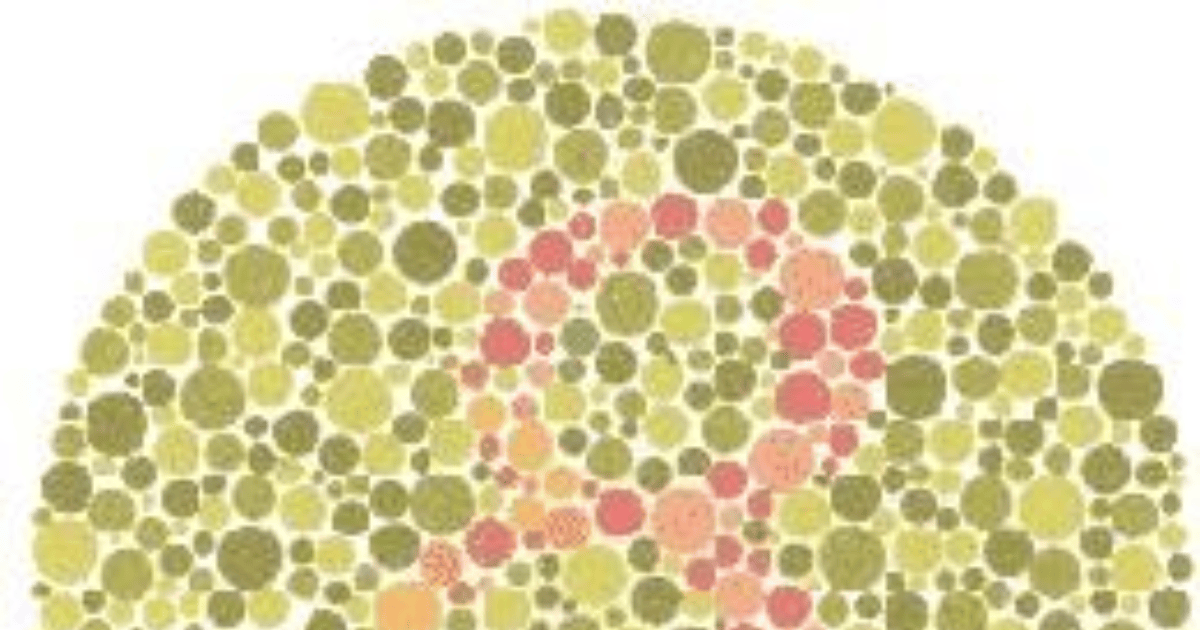 COLOR BLIND TEST! , Can you see/read the number 8 in the