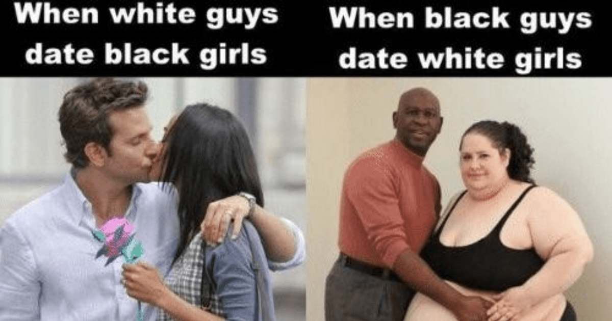 How come white guys can easily date sexy black girls? But black guys