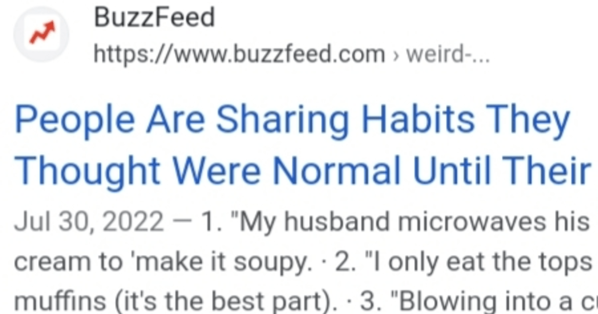 Funny habits people have? GirlsAskGuys