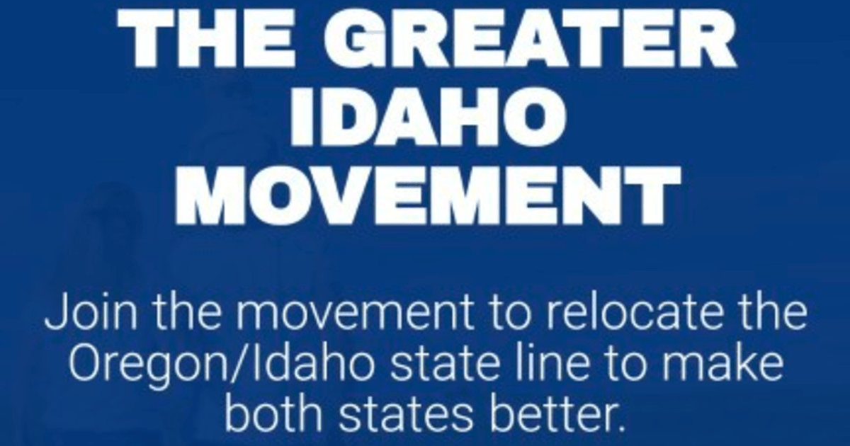 What do you think of the greater Idaho movement? GirlsAskGuys