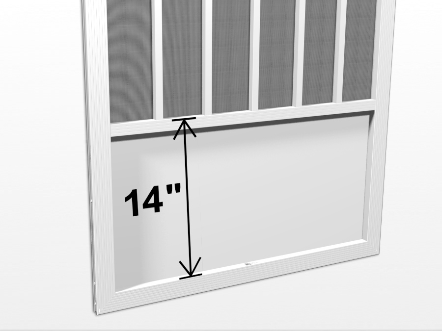 Kick Plates Aluminum Screen Doors - Screened in Patio… | PCA Products