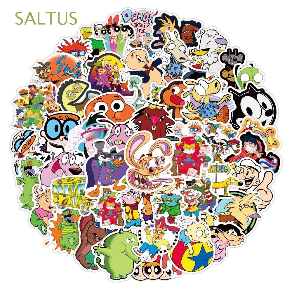 SALTUS 50Pcs/Lot Mixed Classic Cartoon Sticker Waterproof The Powerpuff