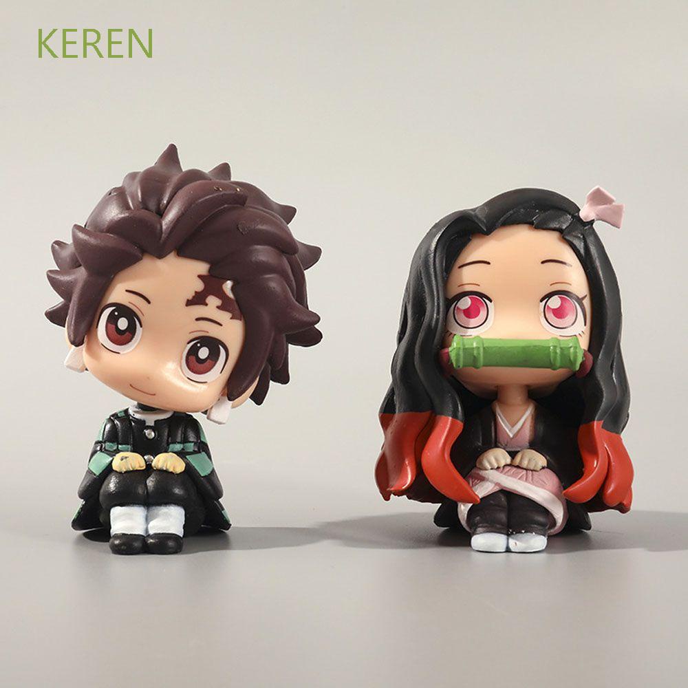 Keren figura De Postura Nezuko Kimetsu No Yaiba Tanjirou