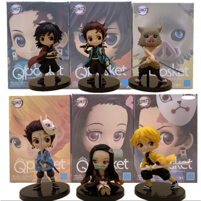 Genuine · Demon Slayer Nezuko Zenitsu Tanjirou Giyuu Inosuke Q Ver