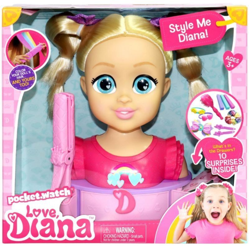 Jual Mainan Anak Dandan Salon Original Boneka Love Diana Style Me | Shopee Indonesia
