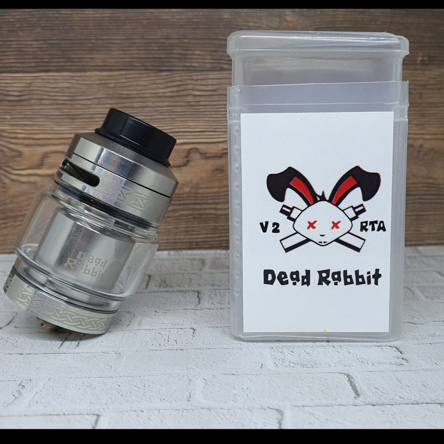 Jual RTA Dead Rabbit V2 V 2 25mm 25 mm dual coil Best clone HELLVAPE