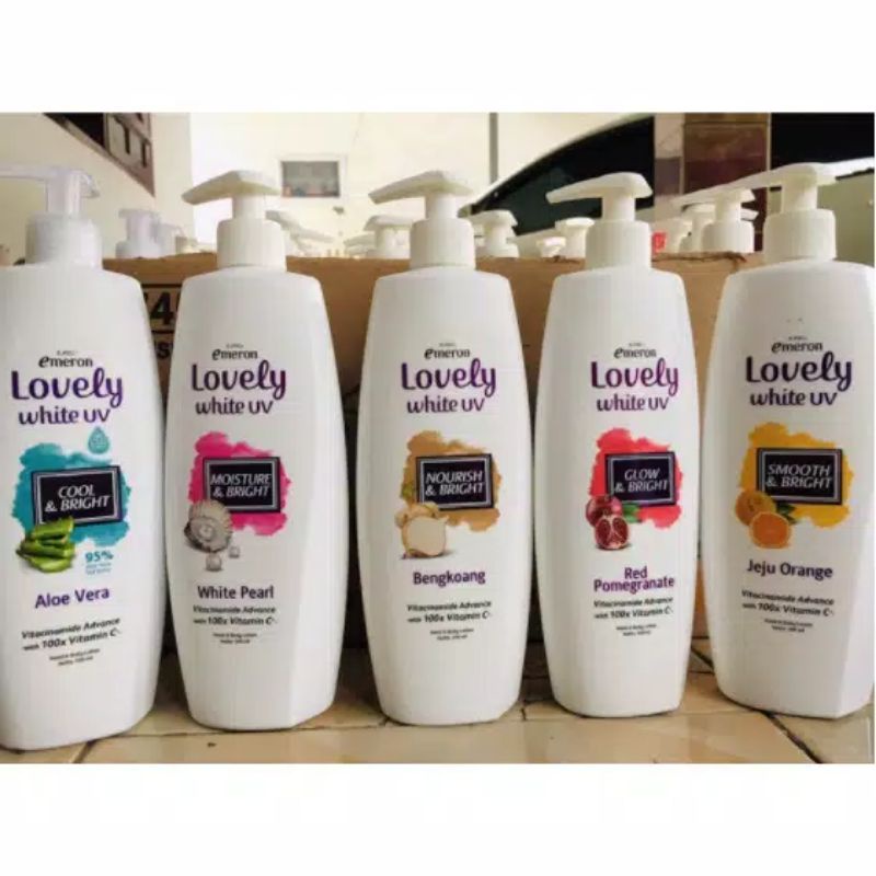 Jual [PROMO] Emeron Lovely White Hand & Body Lotion 500ml (Pump