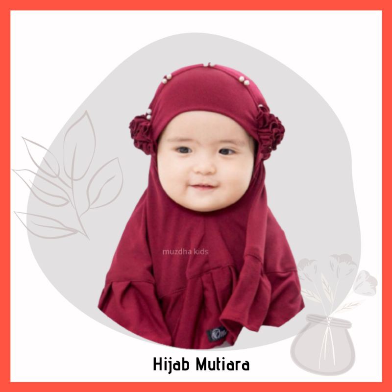 HIJAB BABY KIDS JILBAB BAYI ANAK MUTIARA Shopee Indonesia