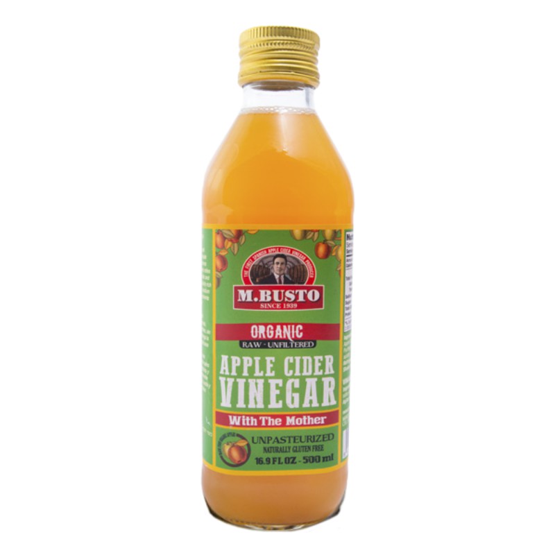Cuka Apel M Busto Apple Cider Organic Vinegar 500 ml