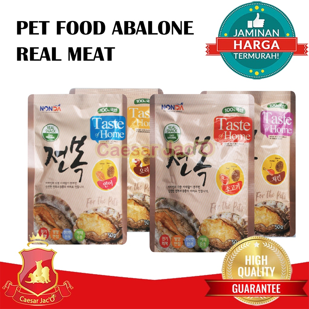 Jual Makanan Abalon Anjing Kucing Hewan Korea Pet Food Abalone Dog Cat