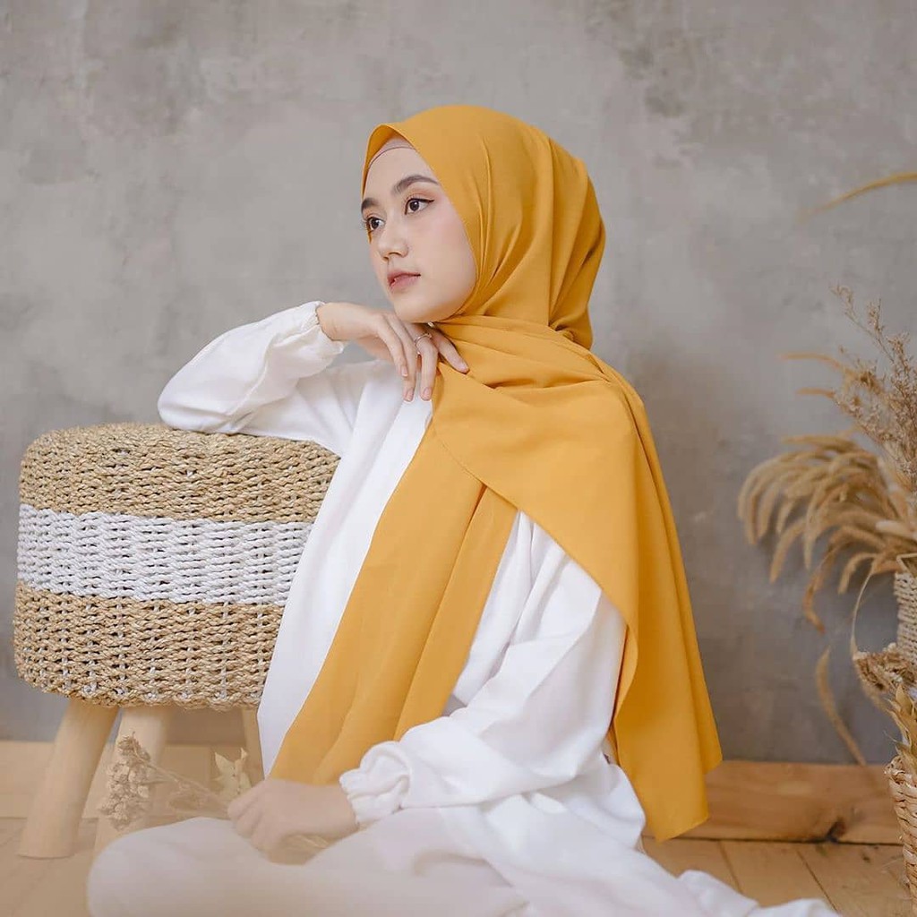 JILBAB Pashmina Diamond 200x75 Diamond Italino Panjang Shopee Indonesia
