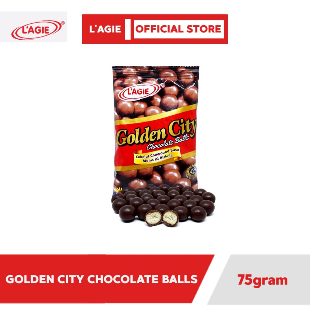 Jual Lagie Coklat Biskuit Golden City 75Gr Indonesia|Shopee Indonesia
