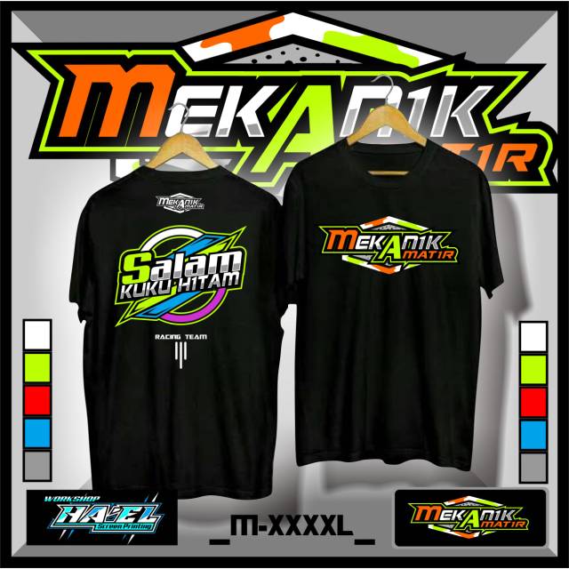 Jual Kaos Balap/ Kaos Keren Mekanik Amatir Real Big Size S,M,L,Xl,2Xl,3Xl,4Xl | Shopee Indonesia