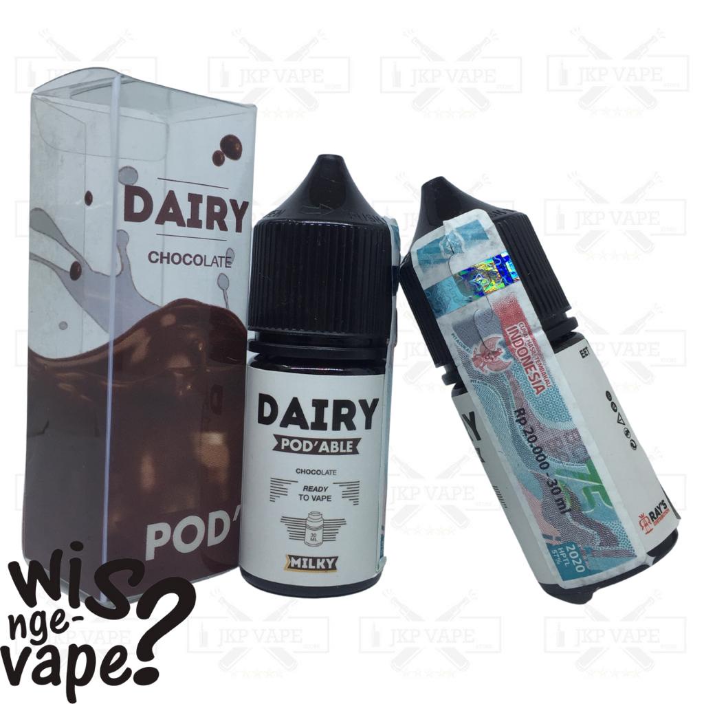 Jual DAIRY MILKY 30ML CHOCOLATE MILKY PREMIUM LIQUID VAPE BY RAYS