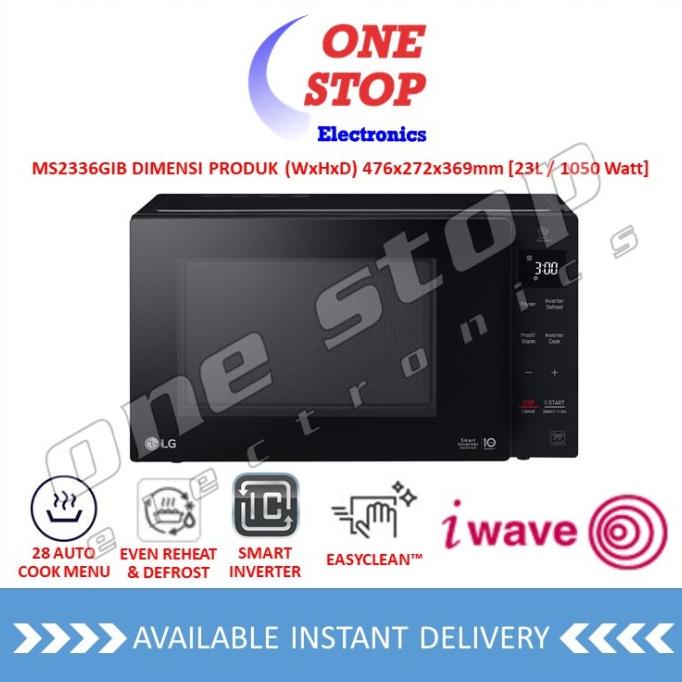 Jual ORIGINAL!!! LG MS2336GIB Microwave Oven NeoChef Smart Inverter w