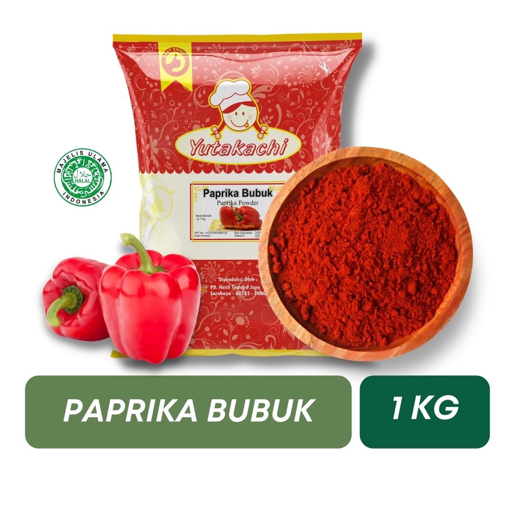 Jual Paprika Bubuk Super 1Kg / Paprika Merah Bubuk Import / Red Pepper