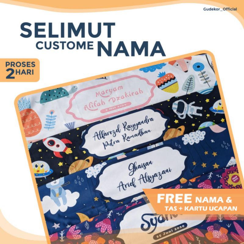 Jual selimut bayi nama Harga Terbaik Januari 2022 | Shopee Indonesia