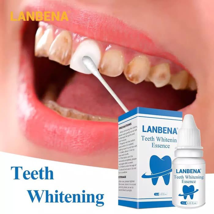 Jual LANBENA Teeth Whitening Essence Pemutih Gigi dan Karang Gigi ORI