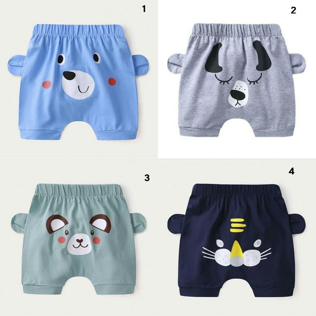 LID9096 Celana Bayi Karakter/ Baby Character Short Pants