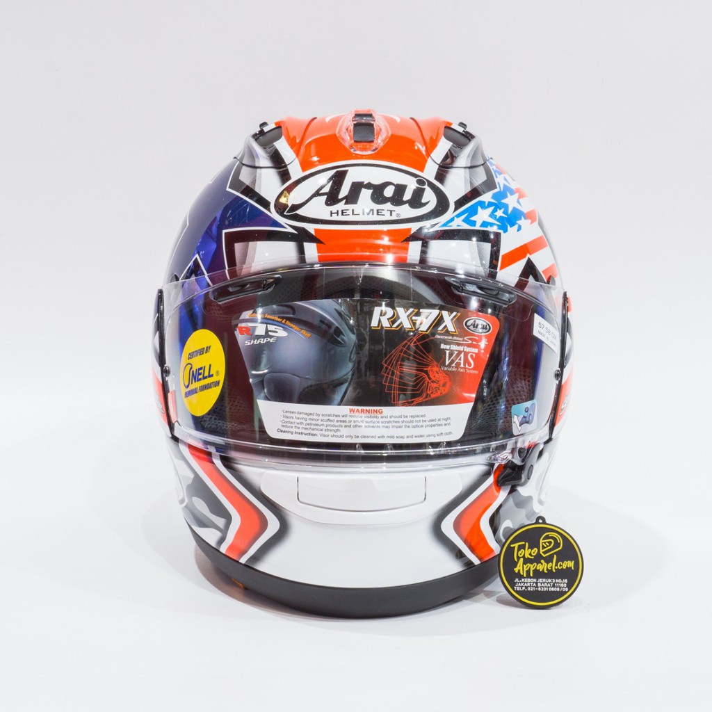 Jual Asli Original Helm Arai Rx7X Hayden Laguna / Touring / Balap Indonesia|Shopee Indonesia