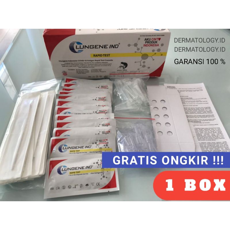 Jual Swab Antigen 1 Box / Swab Mandiri / Alat Swab / Tes covid 19/Swab