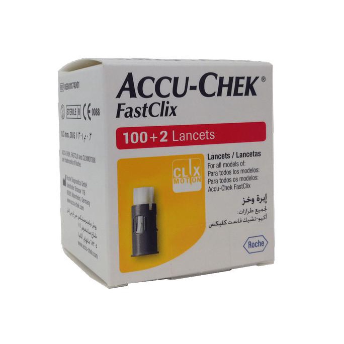 Jual ❤Bisa Cod❤【Bisa Cod】 Accu Chek Fastclix Isi 102 Jarum Lancet Accu Check Guide Fastclick Indonesia|Shopee Indonesia