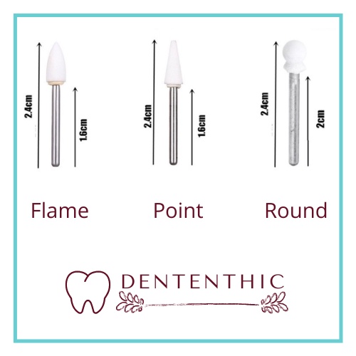 Jual Bur Arkansas stone dental / bur poles gic Alpin / white stone