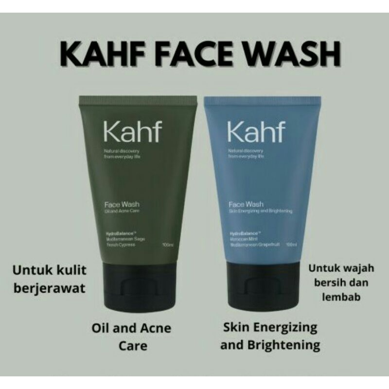 Jual Kahf Face Wash 100ml Shopee Indonesia
